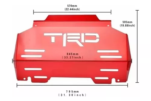 Cubre Cárter TRD Toyota Hilux Revo 2015-2023