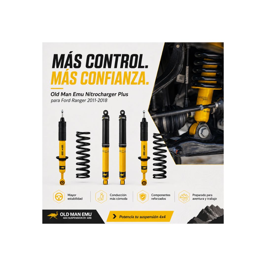 Kit Suspensión OME Nitrocharger Plus Ford Ranger 2011-2018 0-2”